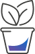Blue Plant Icon