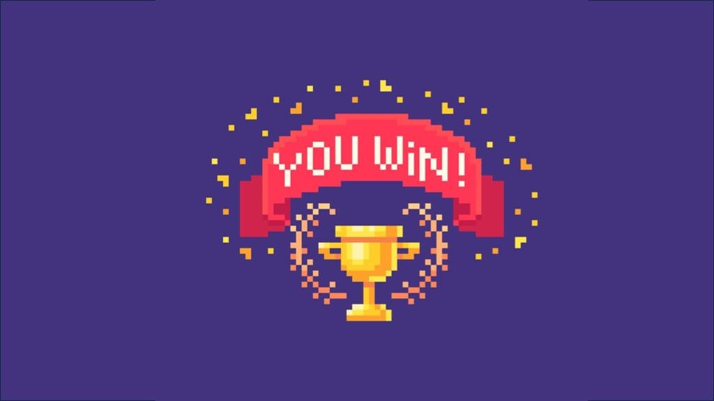 Online Community Gamification - Trophy with You Win